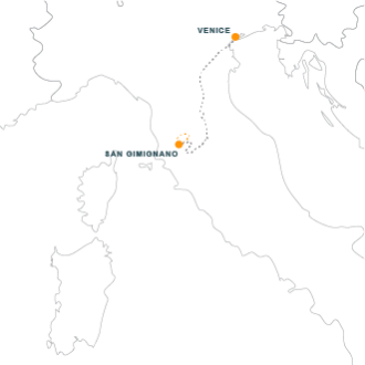 El día de reposo en San Gimignano